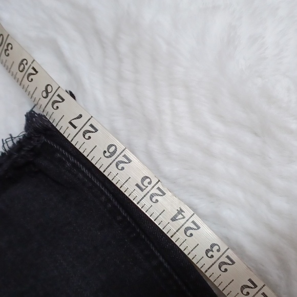 Gianna‎ Bini Black Fringed Jeans  30 28x38 - Picture 9 of 10